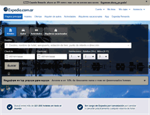 Tablet Screenshot of expedia.com.ar